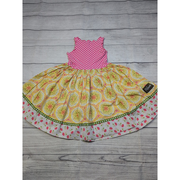 4 Matilda Jane Platinum Floral Skirt Sara Dress - Picture 4 of 6